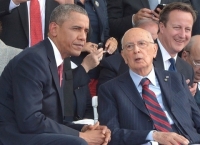 Il Presidente Napolitano con il Presidente degli Stati Uniti Obama