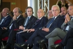 Il Presidente Giorgio Napolitano in occasione della cerimonia di apertura dell'Assemblea delle Piccole e Medie Imprese 2014