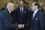 Il Presidente della Repubblica, Giorgio Napolitano