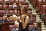 La violinista Francesca Dego in occasione del "Giorno della memoria"