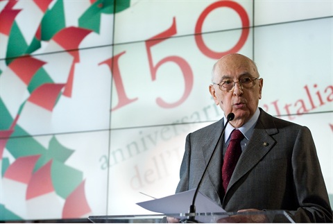 il Presidente Giorgio Napolitano