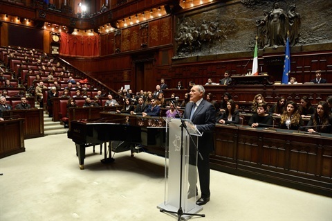 Il Presidente Pietro Grasso nell'esercizio delle funzioni del Presidente della Repubblica dal 14 gennaio 2015